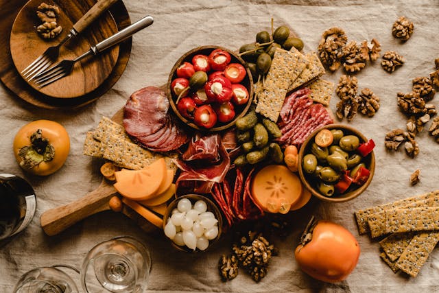Bufala e pancetta antipasto